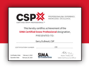 SIMA Certified Snow Professional